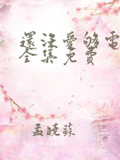 还没爱够电视剧全集免费