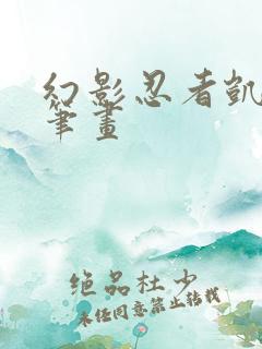 幻影忍者凯的简笔画