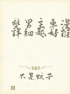 双男主车漫画越详细越好推荐