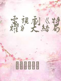 电视剧《特战荣耀》大结局