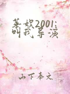 华娱2001:叫我导演