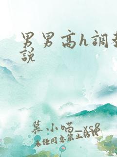 男男高h调教小说