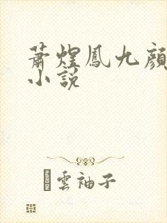 萧煜凤九颜正版小说