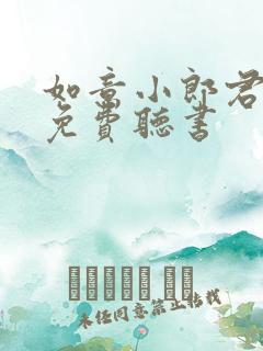 如意小郎君小说免费听书