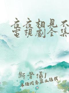 夜夜相见不识君电视剧全集免费