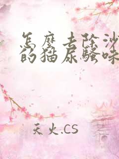 怎么去除沙发上的猫尿骚味