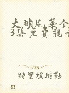 大明风华全集43集免费观看