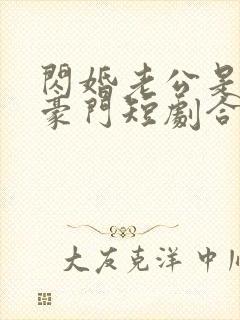 闪婚老公是超级豪门短剧合集