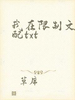 我在限制文当女配txt