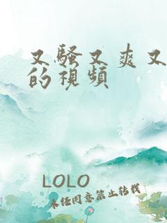 又骚又爽又舒服的视频