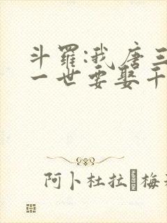 斗罗:我唐三这一世要娶千仞雪