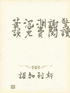 萧沉渊谢惊澜小说免费阅读最新章节