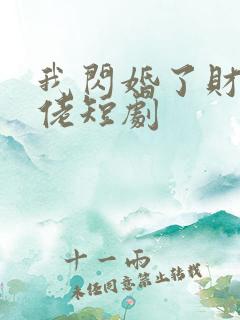 我闪婚了财阀大佬短剧