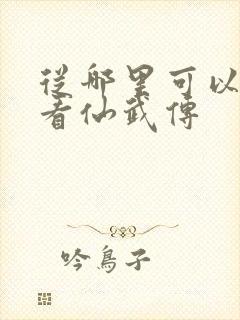 从哪里可以免费看仙武传