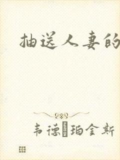 抽送人妻的小说