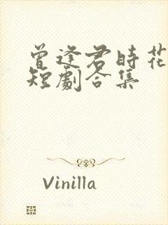 曾逢君时花照眼短剧合集