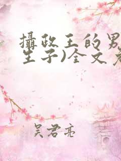 摄政王的男妃(生子)全文免费阅读