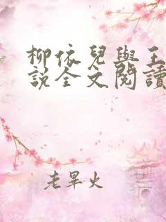 柳依儿与王傅小说全文阅读