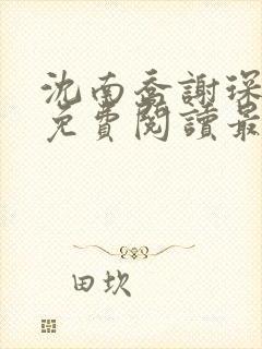 沈南乔谢琛小说免费阅读最新章节列表