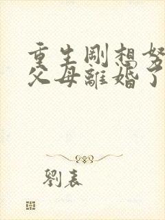 重生刚想努力,父母离婚了短剧