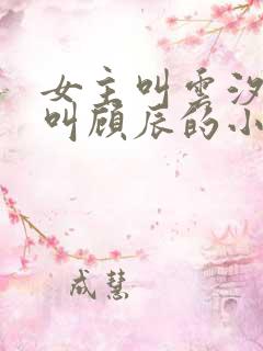 女主叫云汐男主叫顾辰的小说