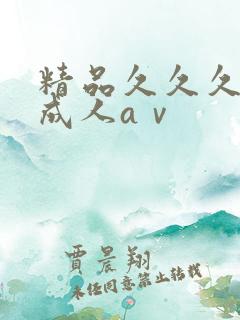 精品久久久久久成人aⅴ