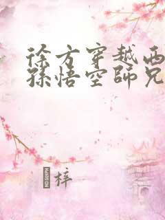 徐方穿越西游成孙悟空师兄的小说