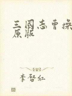 三国志曹操传 原版