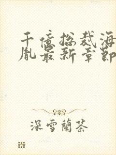 千亿总裁海彤战胤最新章节免费阅读