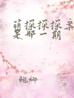 萌探探探案文轩是哪一期