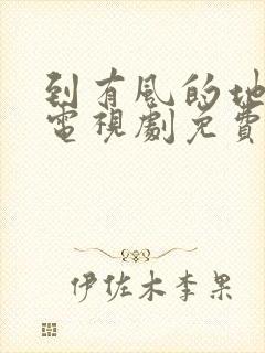 到有风的地方去电视剧免费