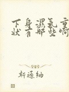 下身湿气重的症状有哪些啊