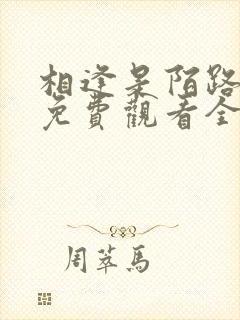 相逢是陌路短剧免费观看全集