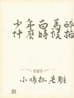 少年白马醉春风什么时候拍的