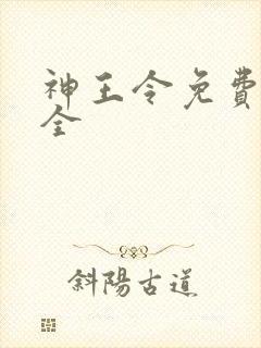 神王令免费阅读全