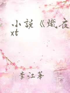 小说《炽夜》txt