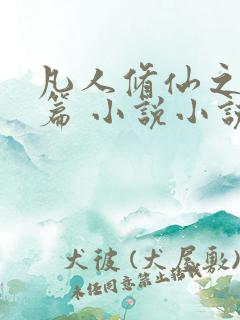 凡人修仙之仙界篇 小说小说