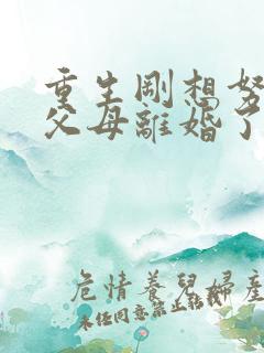 重生刚想努力,父母离婚了99集