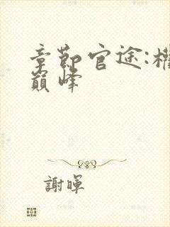 章节官途:权力巅峰