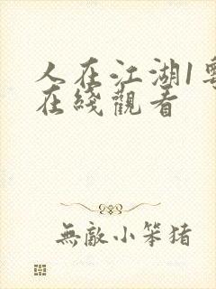 人在江湖1粤语在线观看