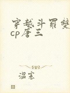 穿越斗罗双男主cp唐三