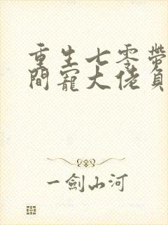 重生七零带着空间宠大佬负农