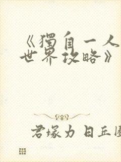 《独自一人的异世界攻略》