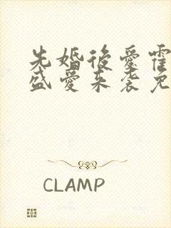 先婚后爱霍先生盛爱来袭免费阅读全文