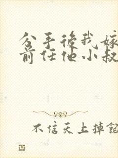 分手后我嫁给了前任他小叔txt