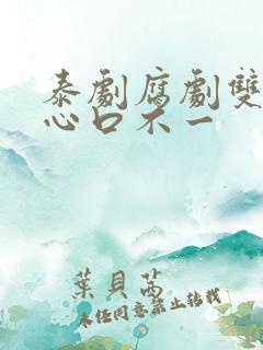 泰剧腐剧双男主心口不一