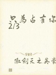 只为占有你短剧2/3