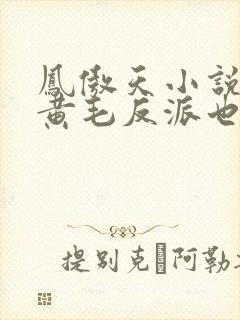 凤傲天小说里的黄毛反派也想幸福漫画