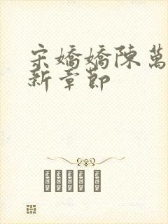 宋娇娇陈万里最新章节