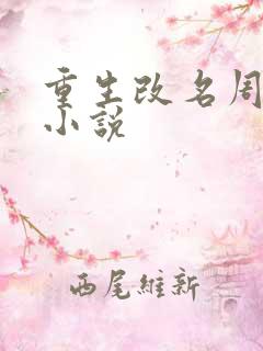 重生改名周婉的小说
